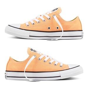 Converse Peach‎ Orange Chuck Taylor Sneakers - Size 5